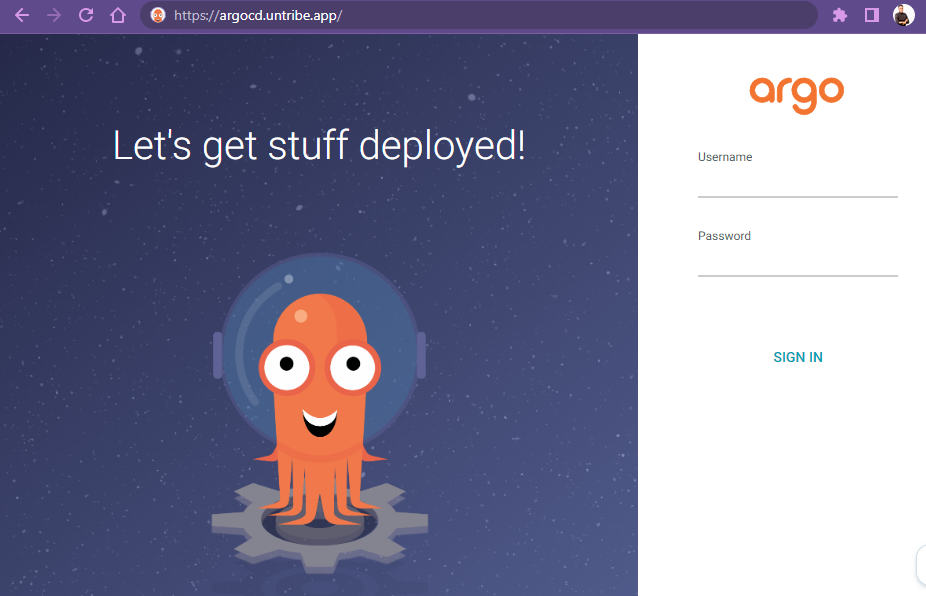 Argocd UI
