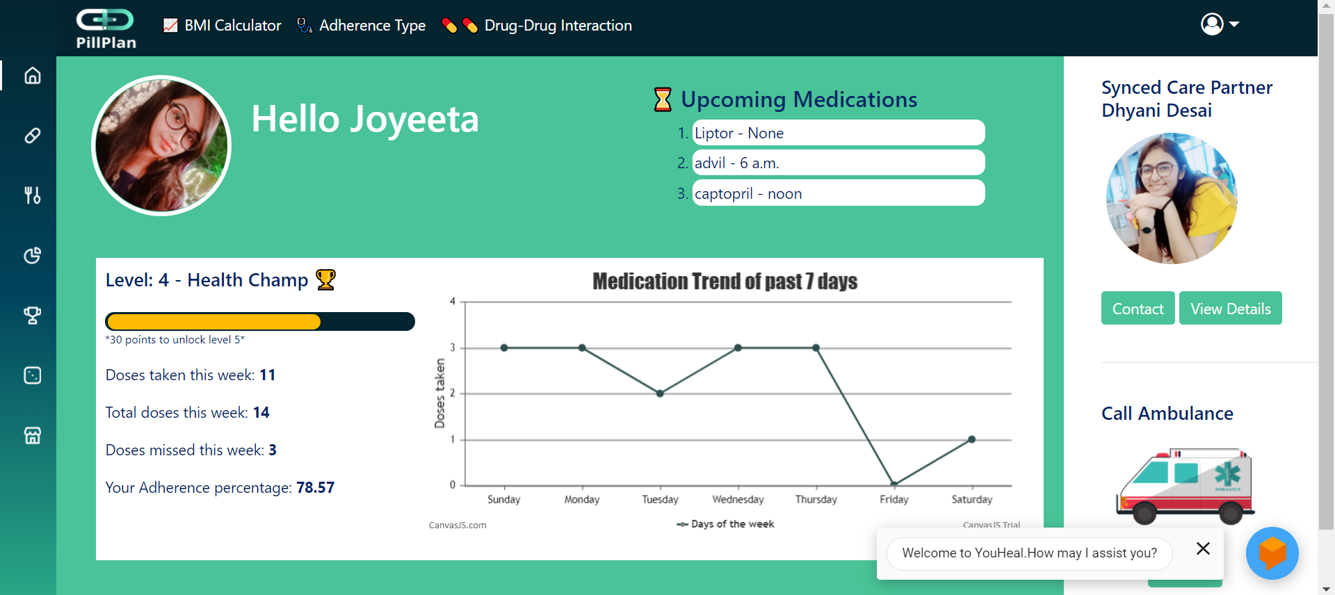 Pillplan Dashboard