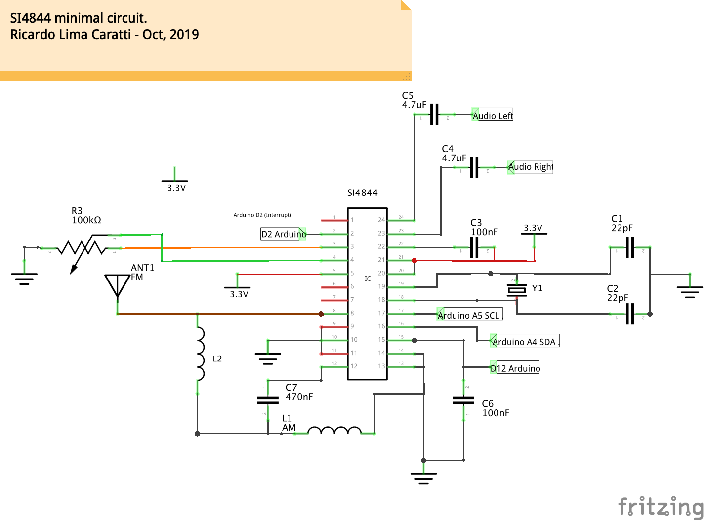 schematic SI4844 minimal circuit