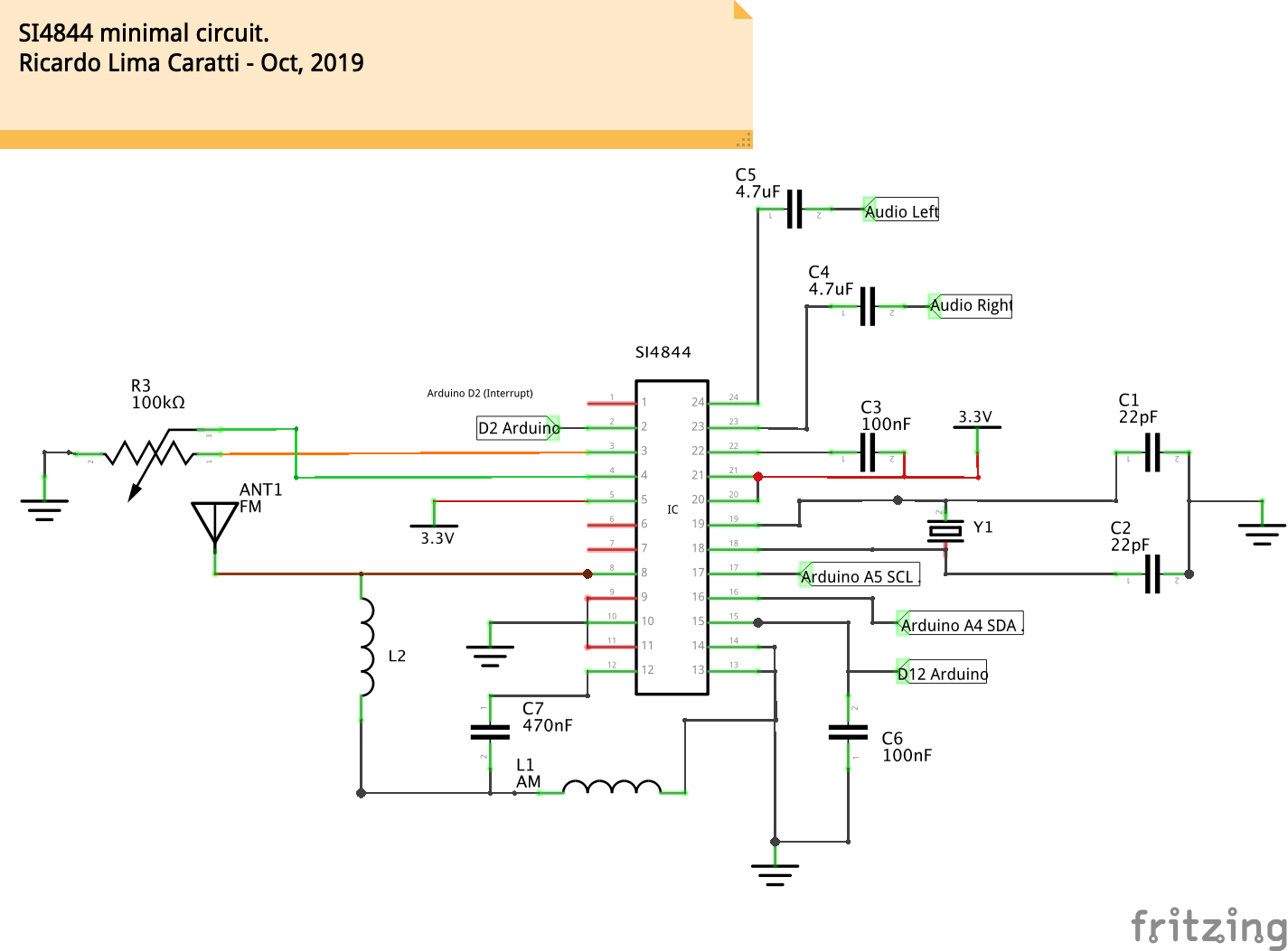 schematic SI4844 minimal circuit