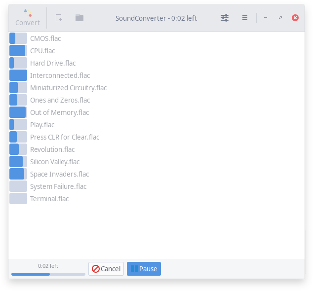 SoundConverter Screenshot