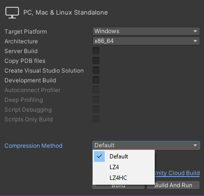 Unity Compression Method