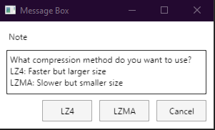 UABEA compression method