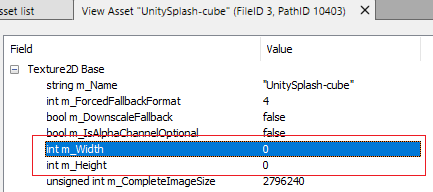 Set m_Width and m_Height variable to 0