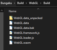 WebGL Build folder structure