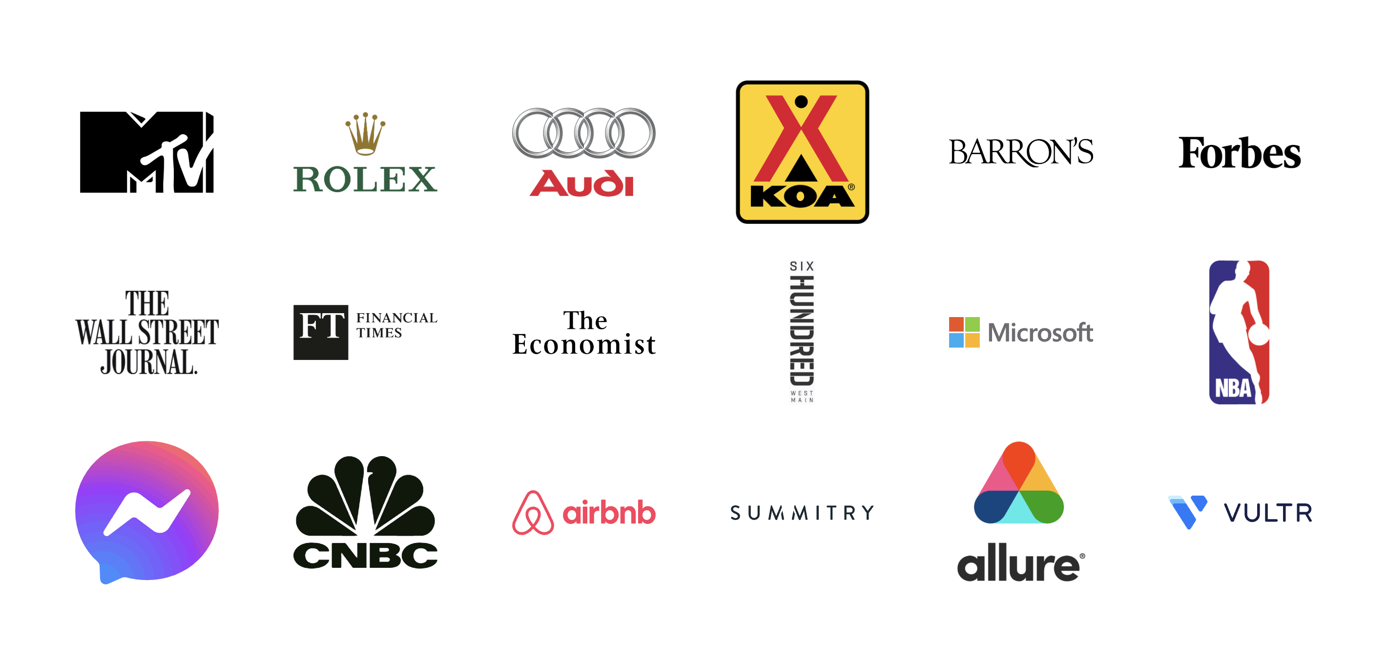 grid of logos, before and after normalization