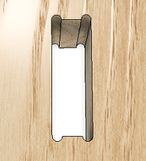 shortside mortise