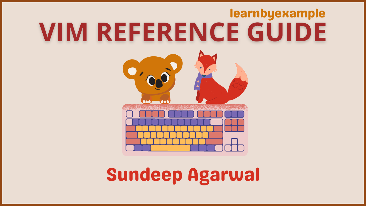 Vim Reference Guide ebook cover image