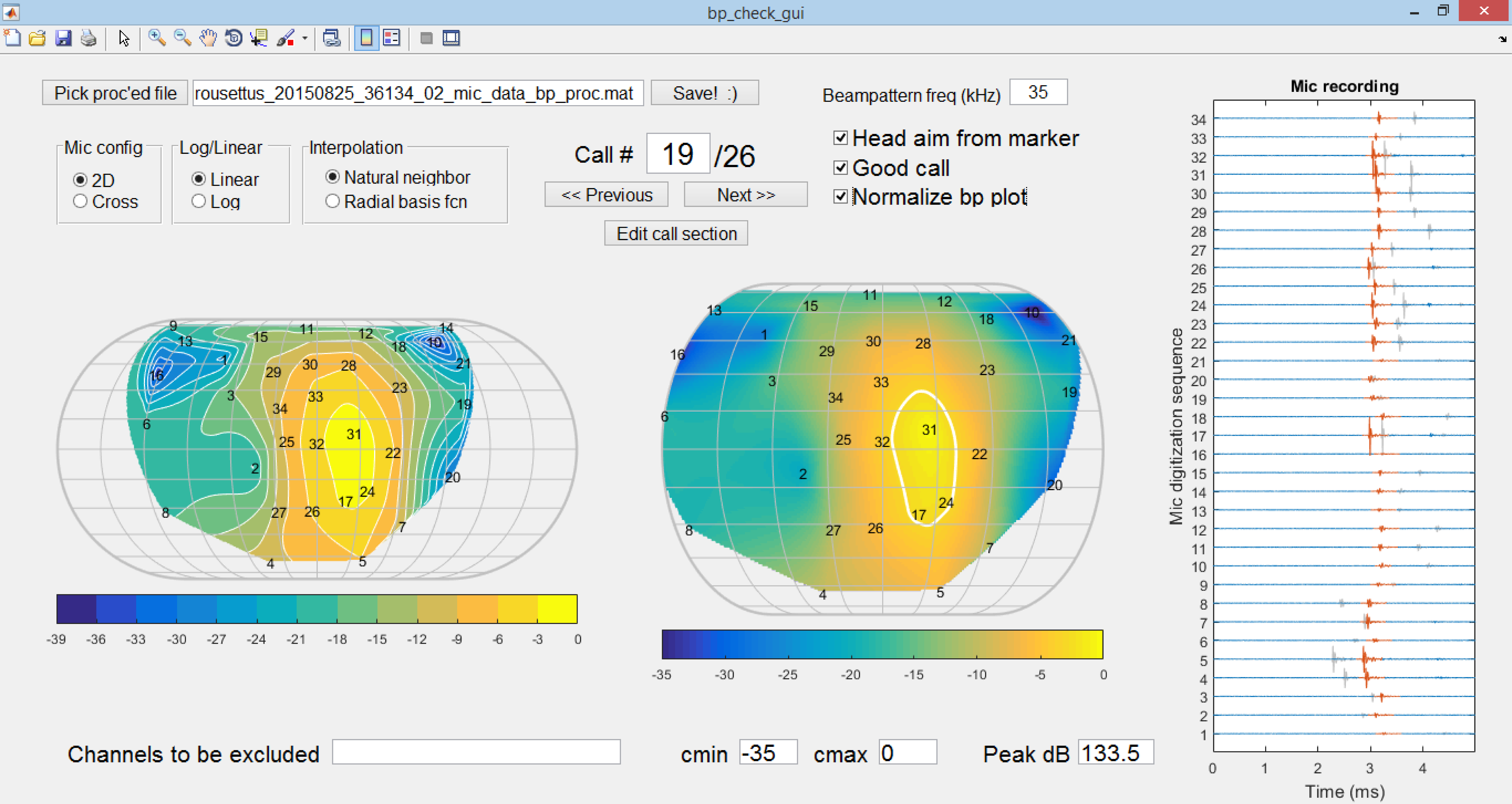 Beampattern GUI