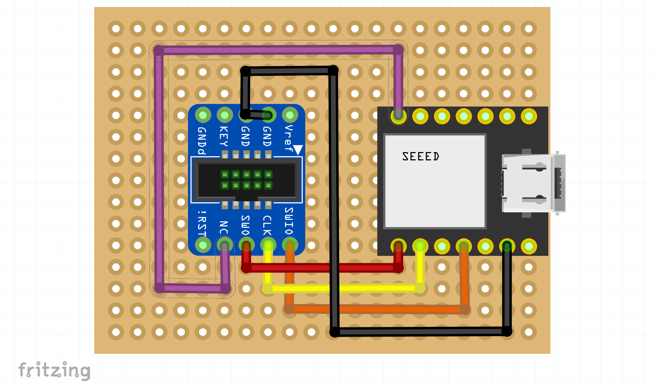 Seeed XIAO RP2040 Wiring