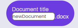 document name