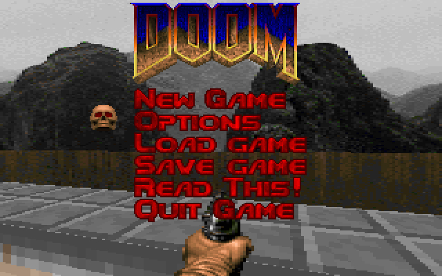 DOOM main menu original