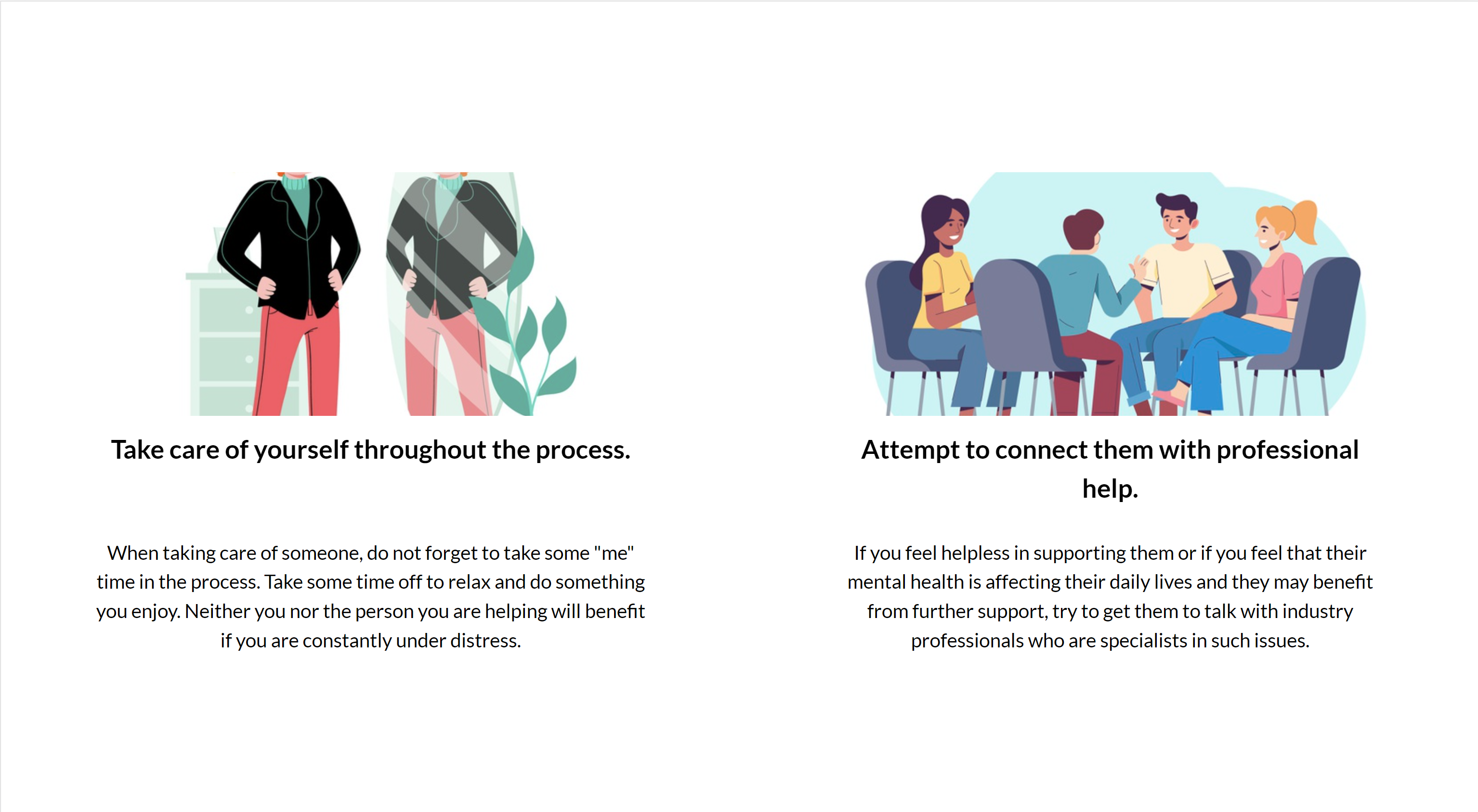 Image showing the cropped version of the image above the 'Take care of yourself throughout the process' header