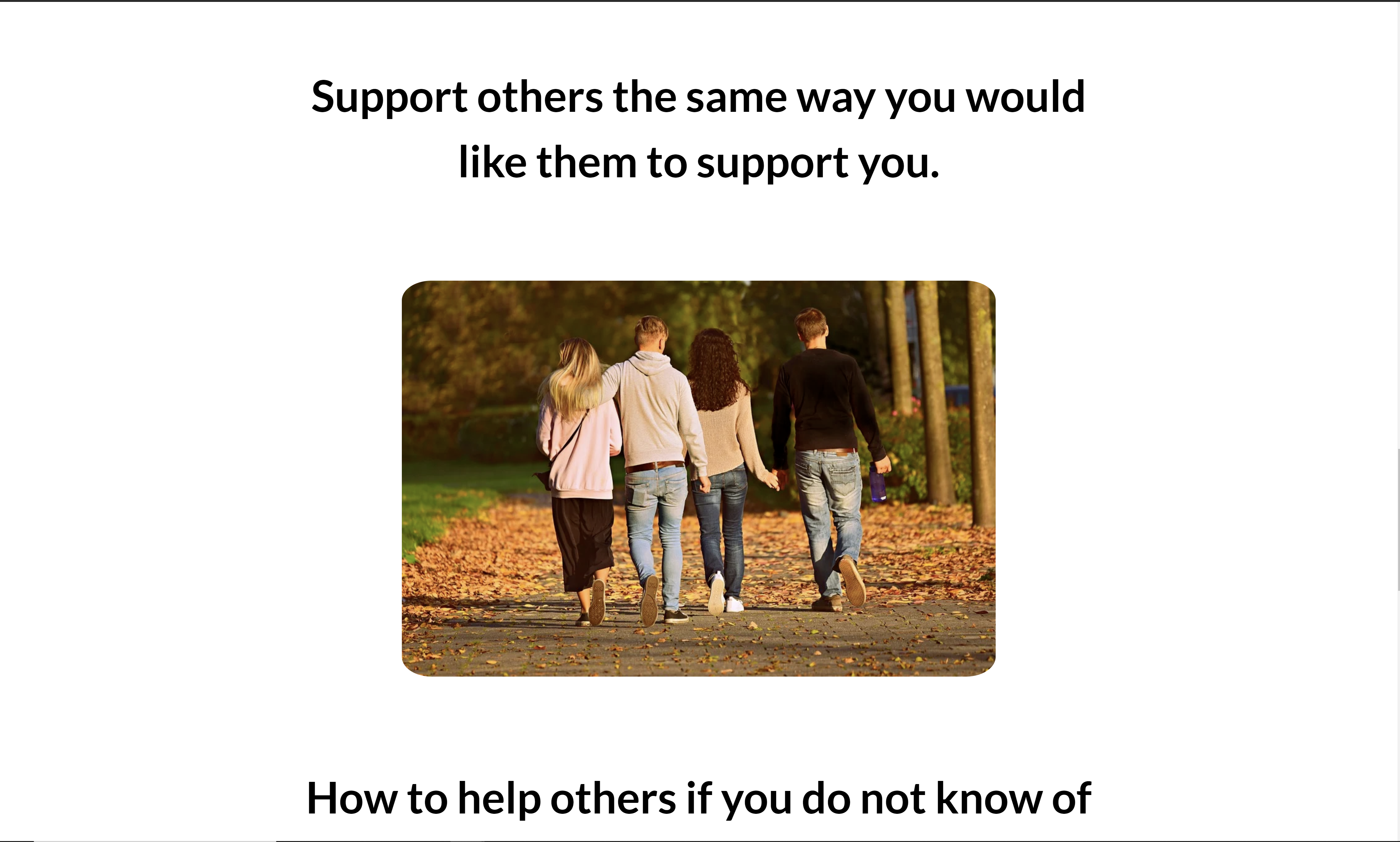 Image showing the 'Title' section of the 'Help Others' page