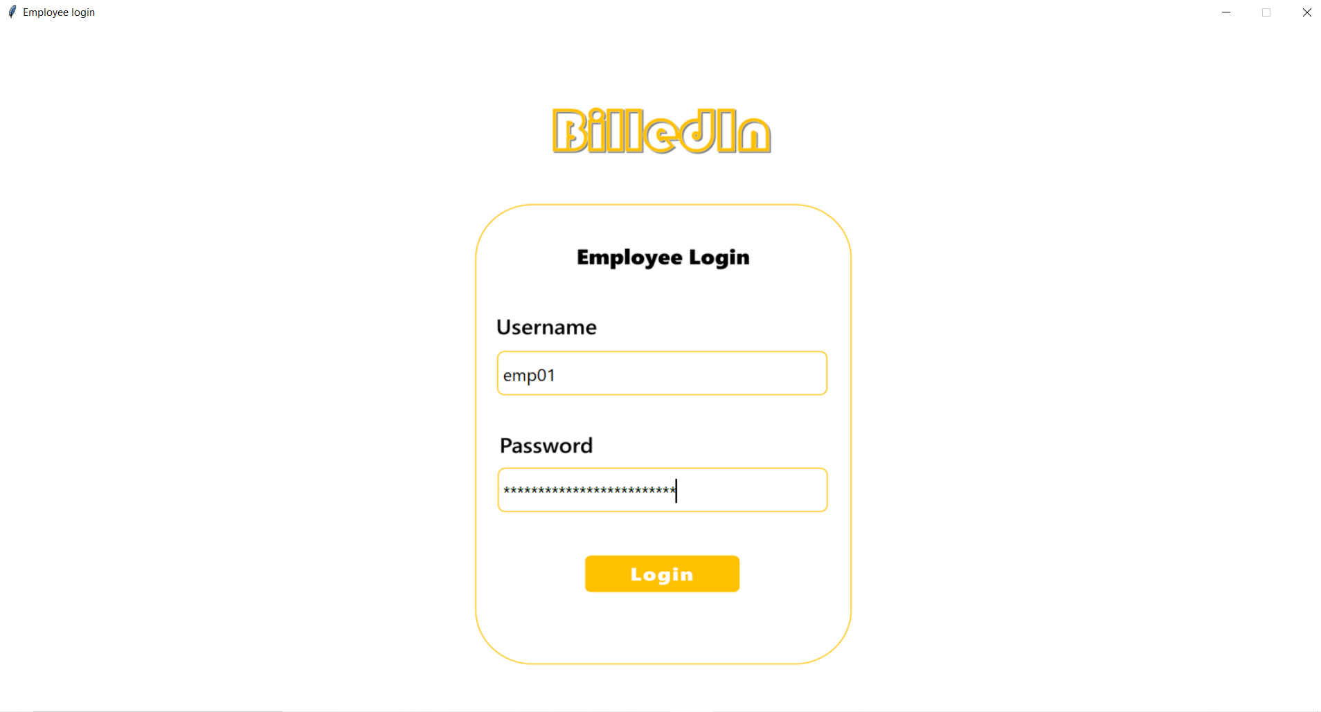 Employee Login