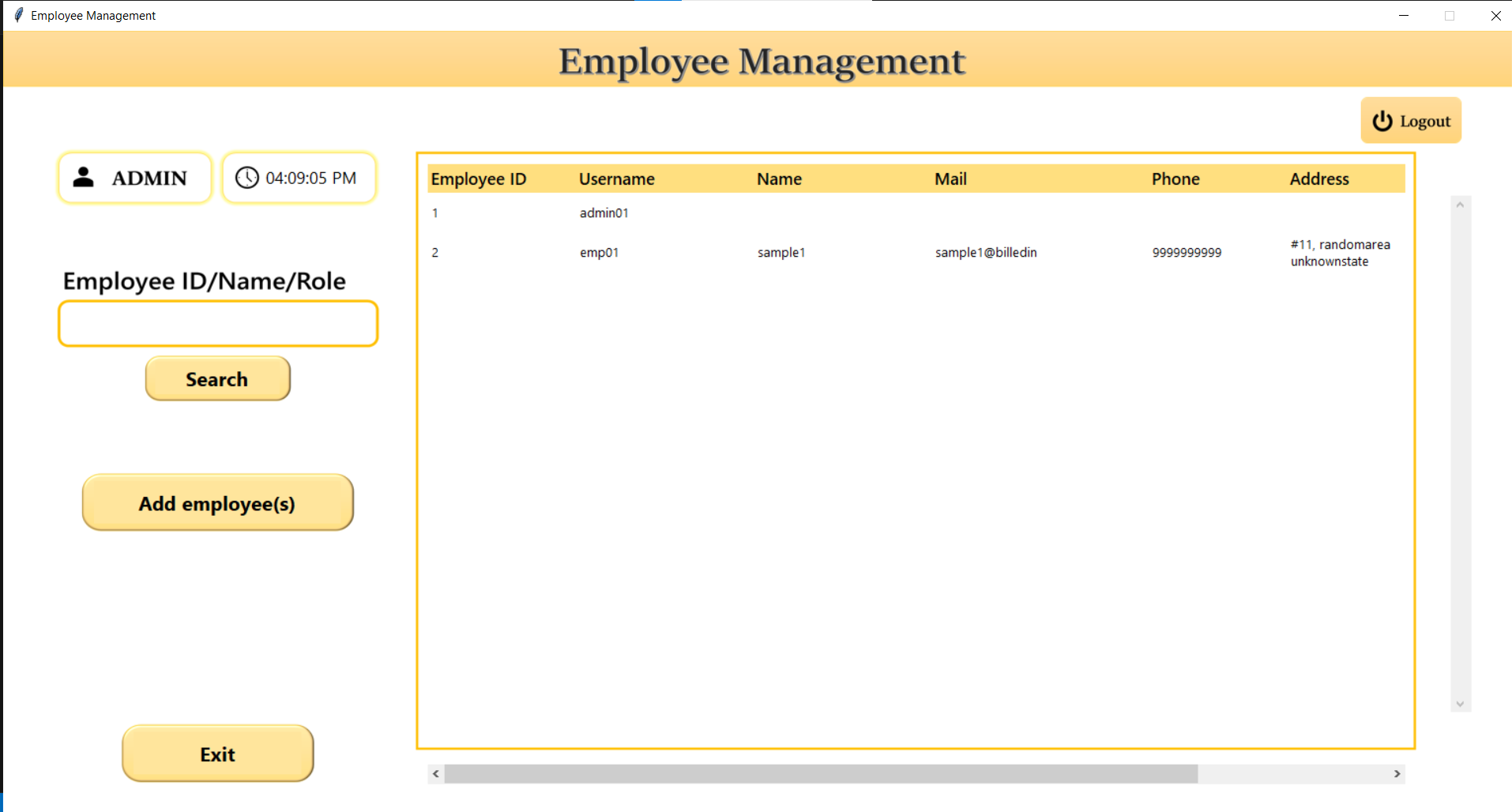 Employee Management