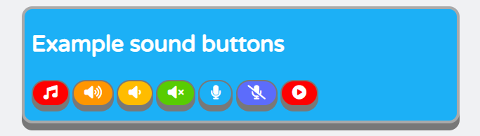 Sound buttons