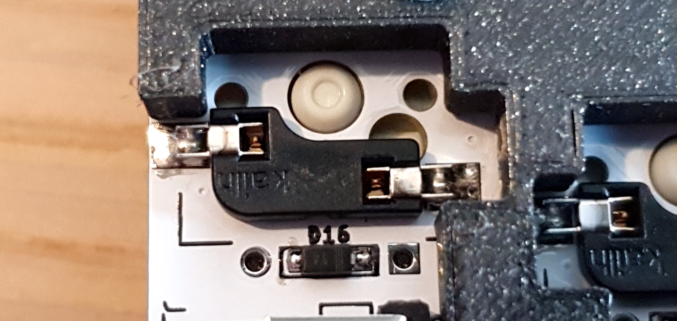 Diode and hot-swap socket detail 1