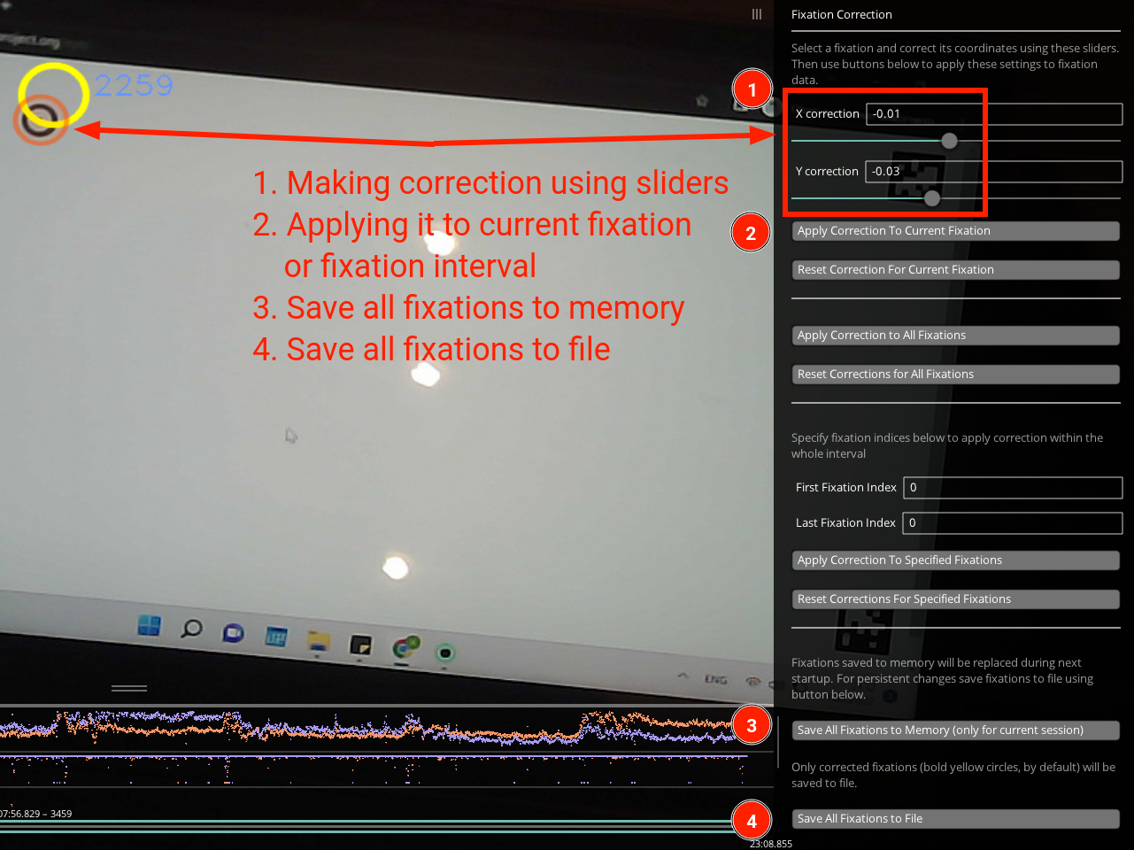 Fixation Correction Usage