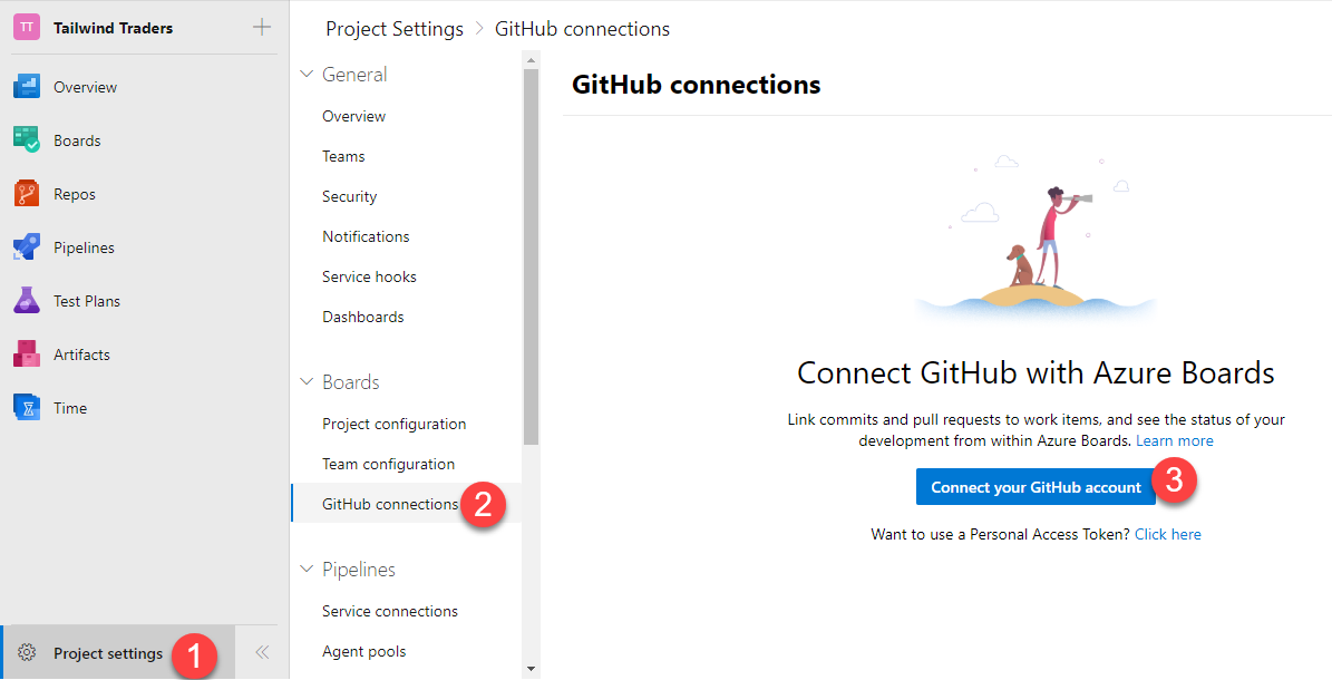 Connect GitHub