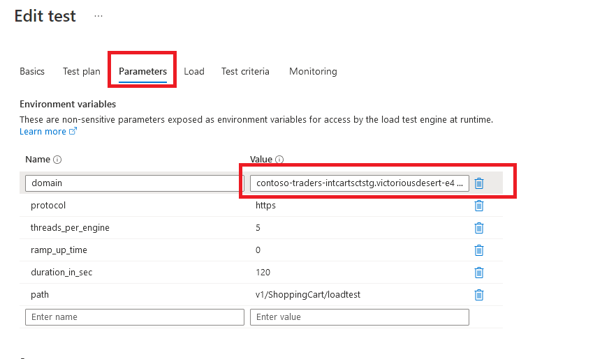 Load Test Private Endpoint