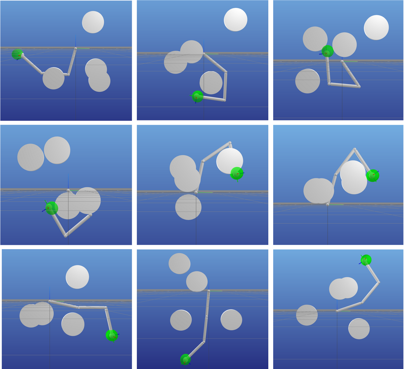 Inverse kinematics examples