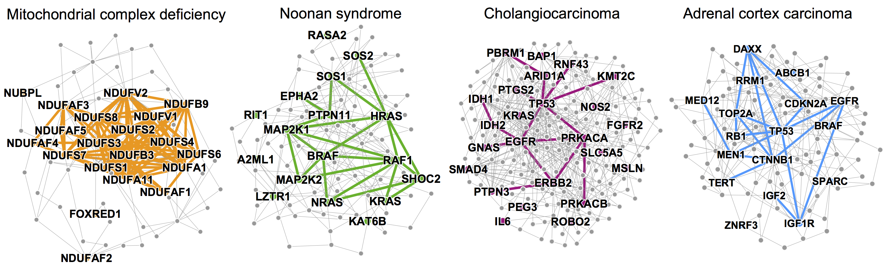 Examples of disease pathways