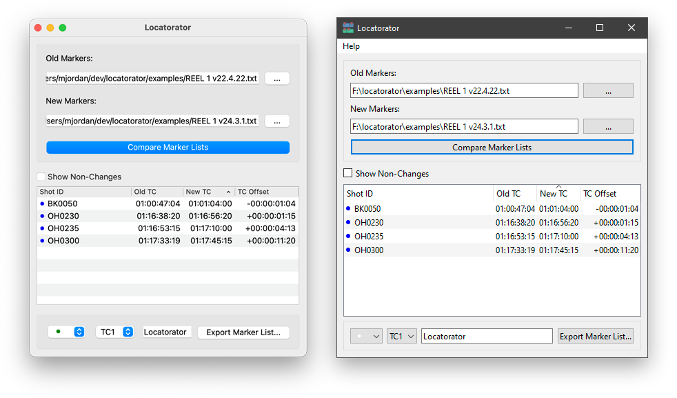 Locatorator on Mac OS X