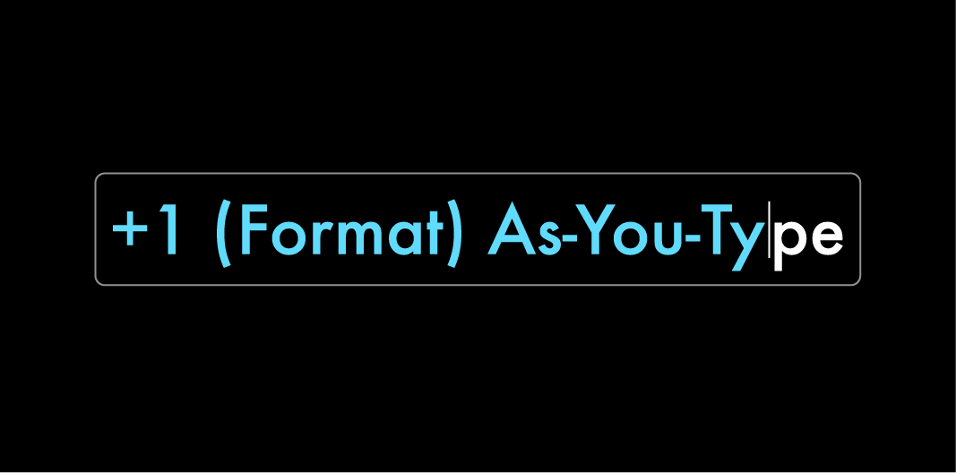 Graphic for Format As You Type project
