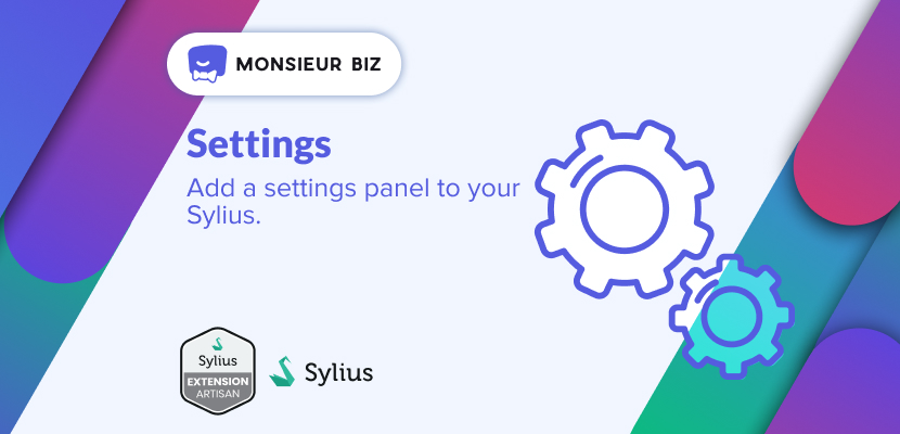 Banner of Sylius Settings plugin