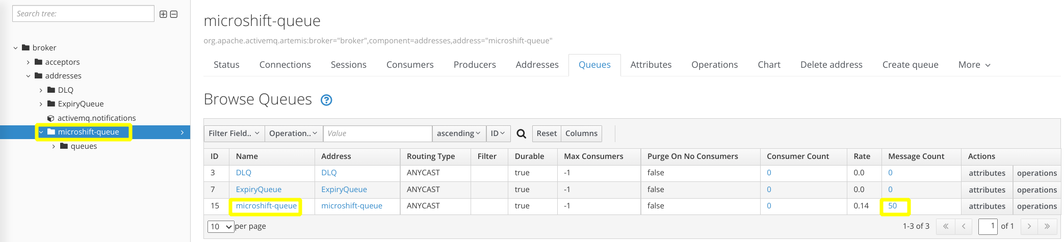 AMQ Broker Queue