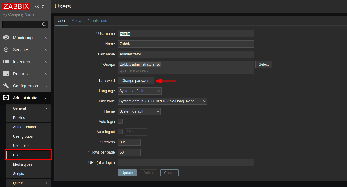 Zabbix Server