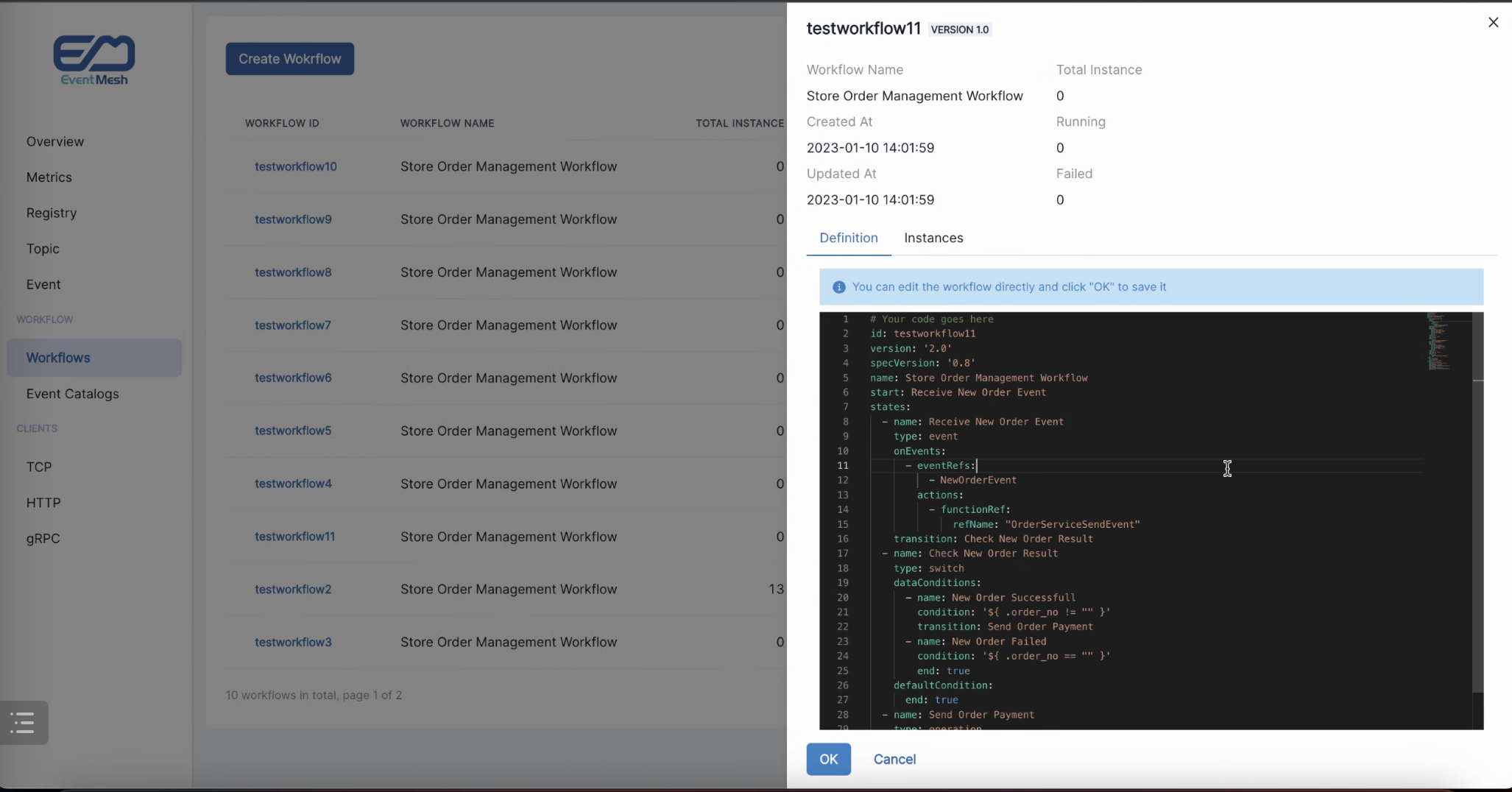 EventMesh Dashboard