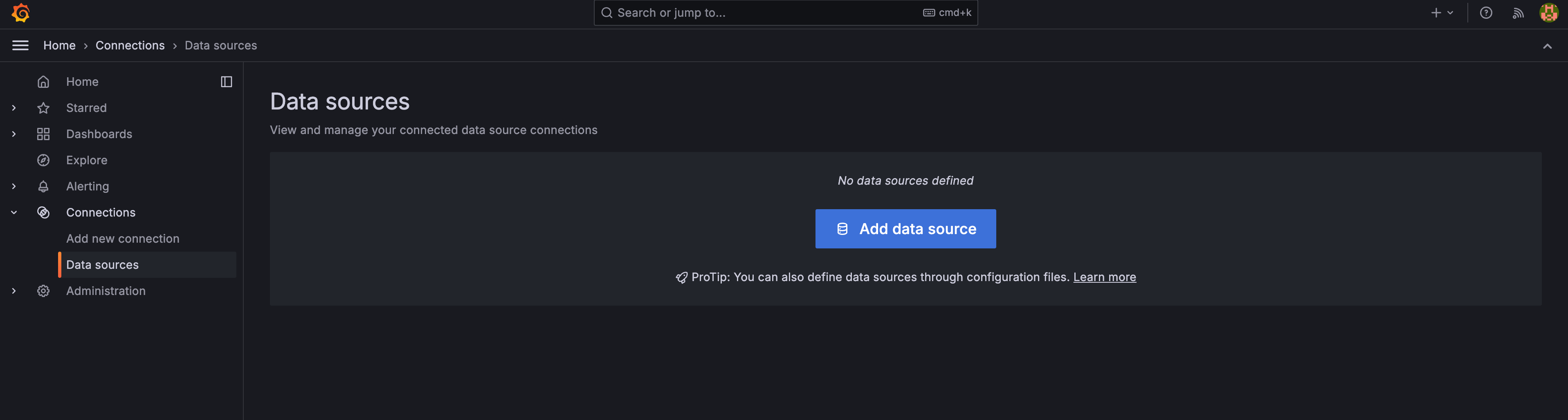 Add a data source