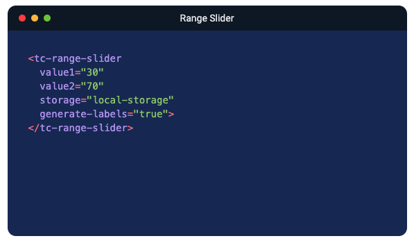 Range Slider