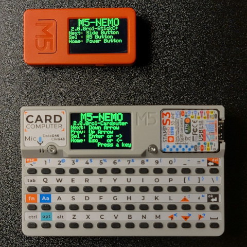 M5-Nemo on M5StickC+ and M5Cardputer