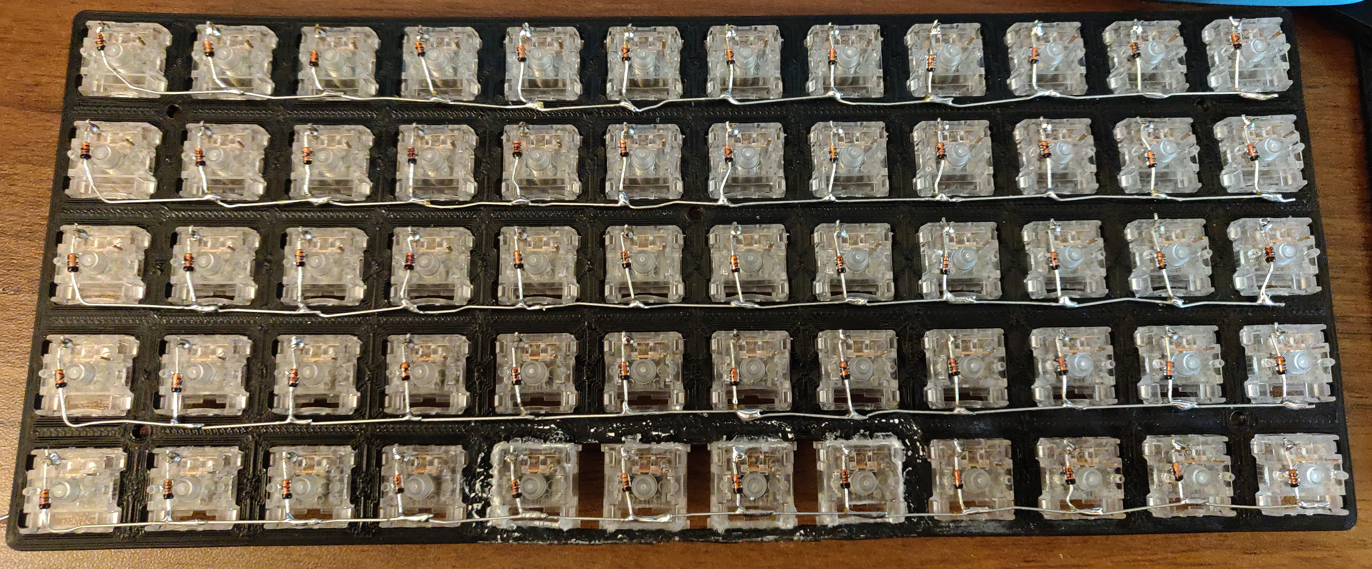 Diode rows