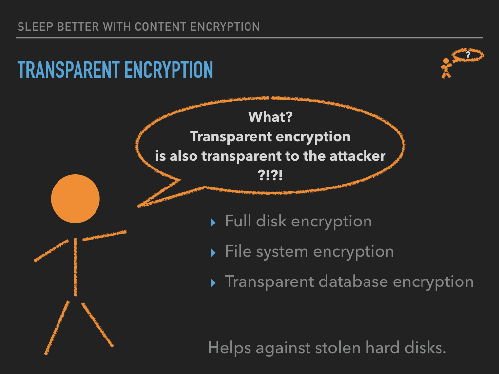 Transparent Encryption 1
