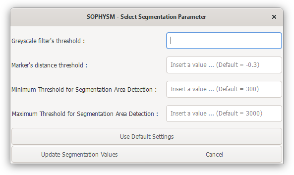 Configuration Parameters