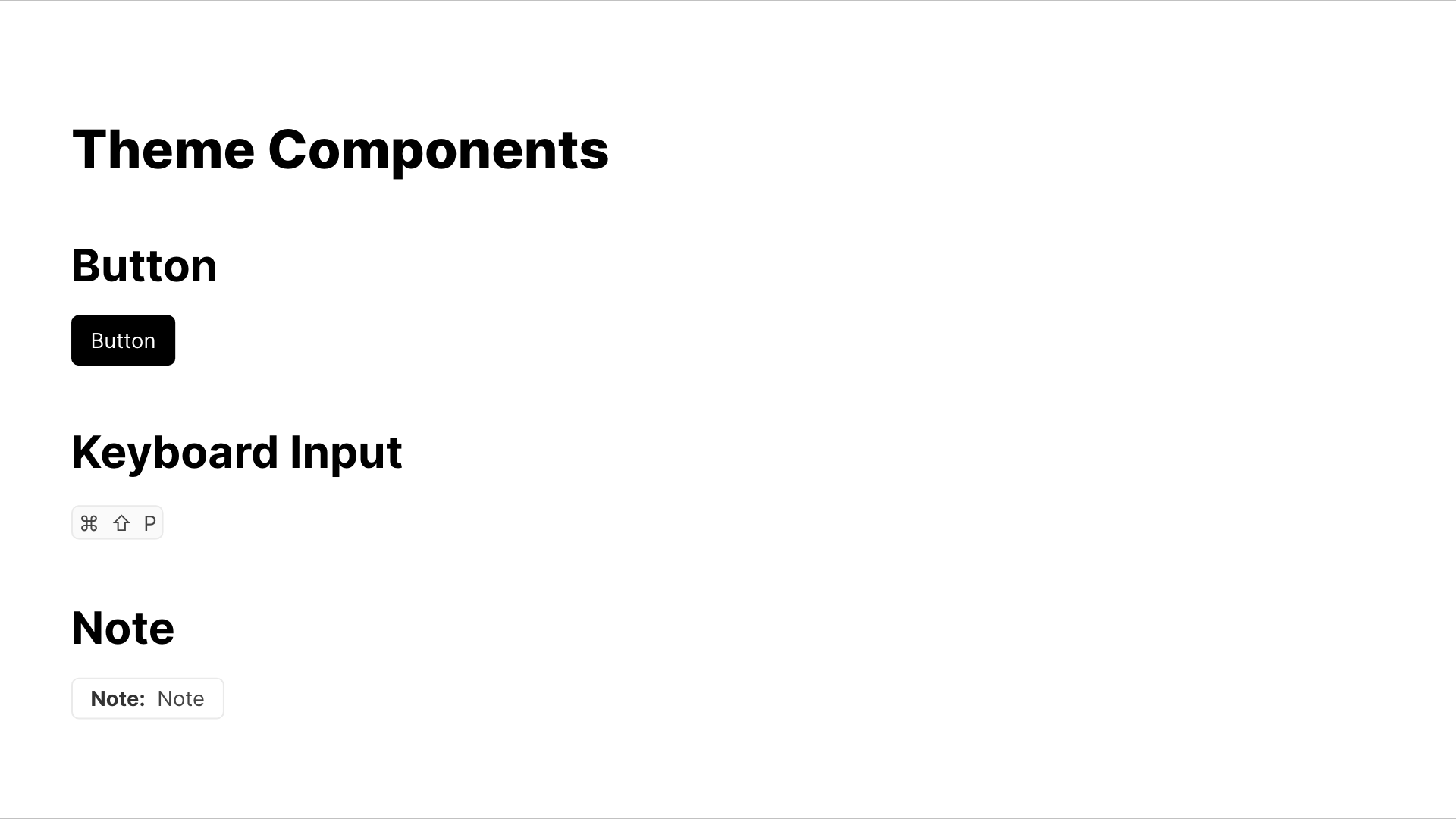 Slide demo with geist components