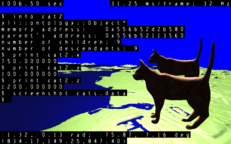 Cats and debug console commands