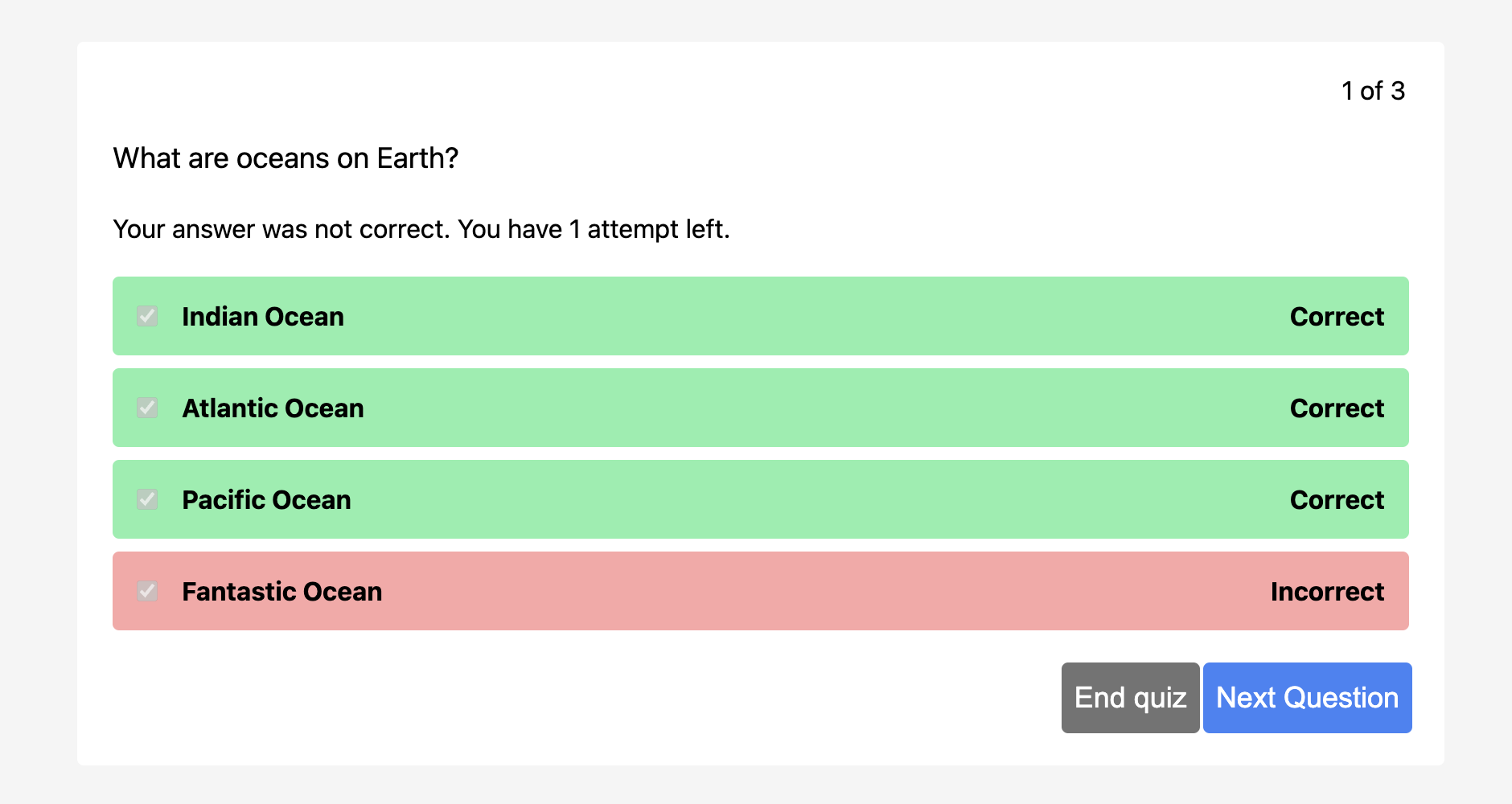 Screenshot showing the component