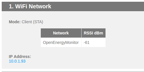 Wifi setup