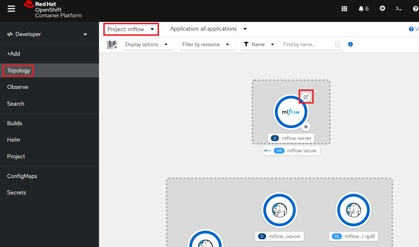 Open MLFlow UI