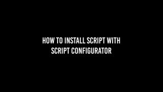 How to install script