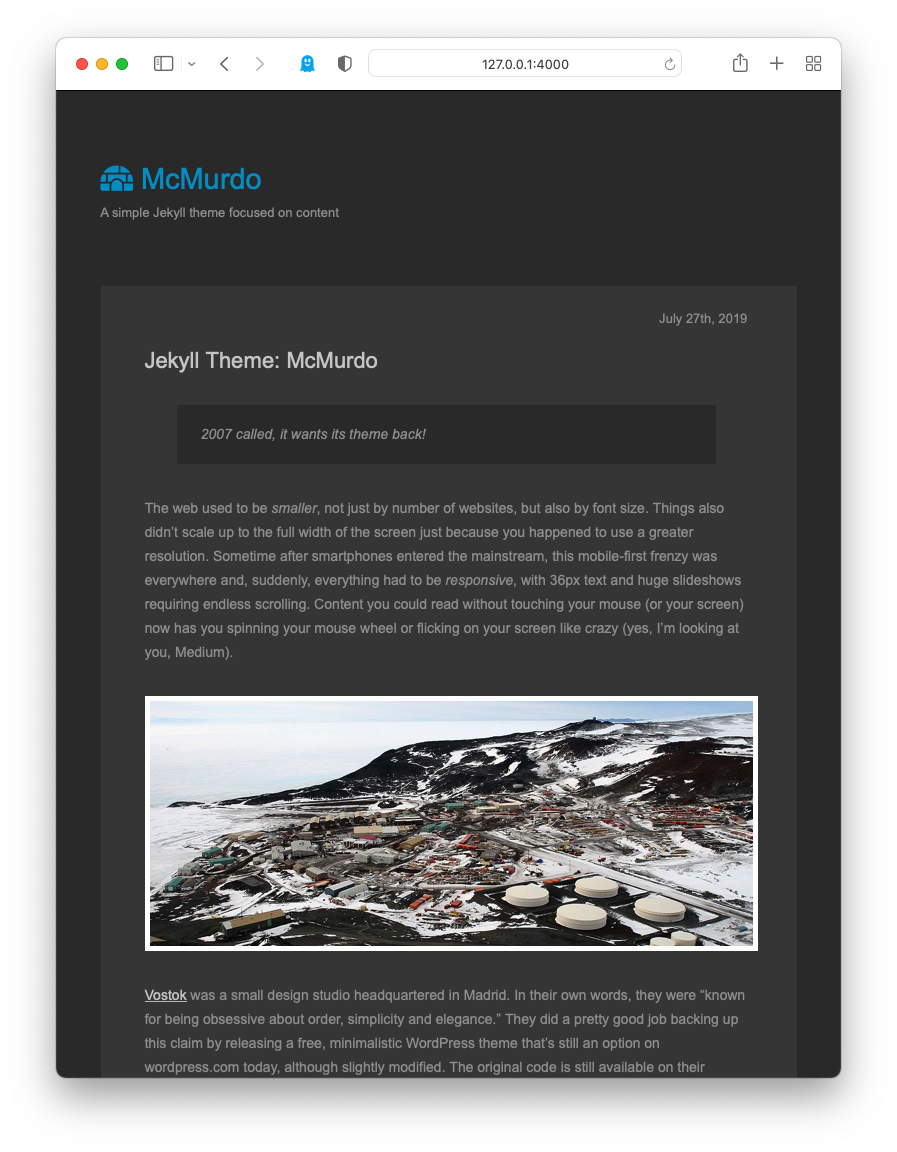 McMurdo screenshot