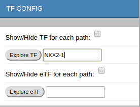 tf config