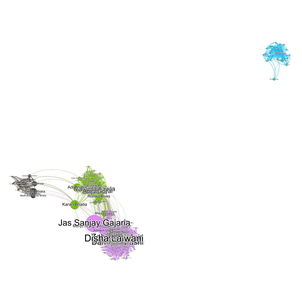 Social Network Gephi Visualization
