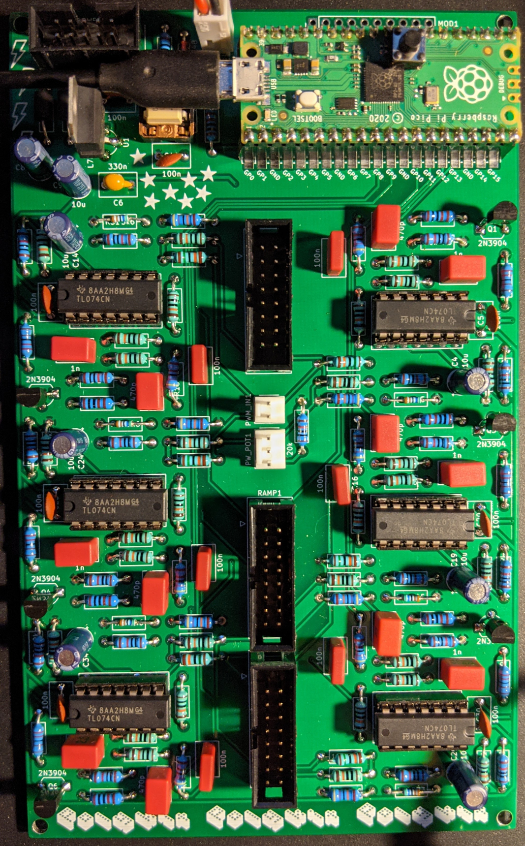 Raspberry Pi Pico DCO Soldered