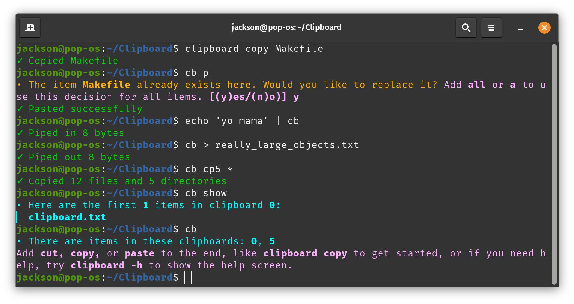 Clipboard Demo Image